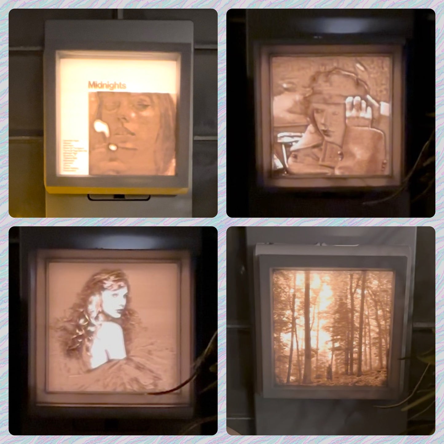 T Swift inspired Eras Custom Litho LED NightLight